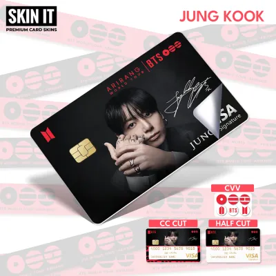 BTS Card Skins Stickers ARIRANG Inspired for ATM Beep And Loyalty Cards
