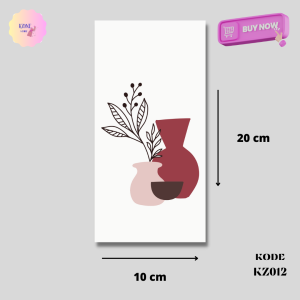 Hiasan Dinding Poster MDF estetik 10x20 cm Wall Decor Home Tema Aestetic klasik