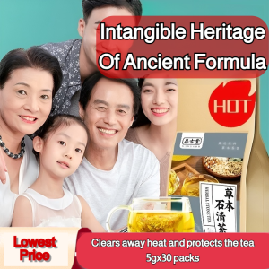 🔥Liver nourishing and protecting tea🔥【Intangible Heritage Of Ancient Formula 】Nourishing Liver And Protecting Kidney Herbal Ston Health Tea Bags  Liver Protection Clears away heat and protects the tea 5gx30 packs