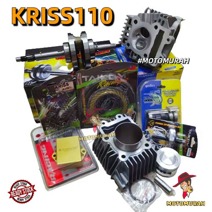 SUPER COMBO RACING KRISS 110 BLOCK + HEAD + CRANKSHAFT PACKAGE KRISS110 SPEC 57MM/ 60MM/ 62MM