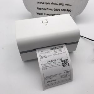 Máy in đơn hàng TMĐT PUTY PT-801B in phiếu giao hàng tem vận chuyển bằng công nghệ in nhiệt không dùng mực