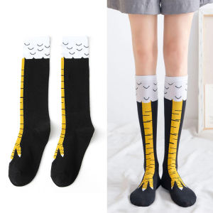1pair Ver-The-Knee Chicken Feet Socks Funny Chicken Paw Stocking Pressure Thin Leg Long Stockings Cosplay Prop Gift for Women