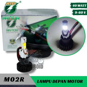 lampu utama led rtd melon h6 h4 40 watt ac dan dc 2 warna M02R UNIVERSAL senja