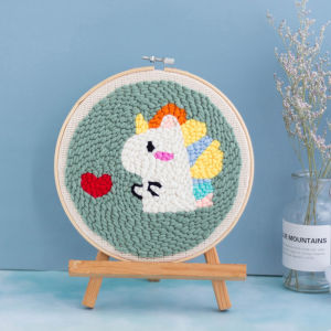 DIY Set Sulam Karakter Punch Needle Kit Seri G
