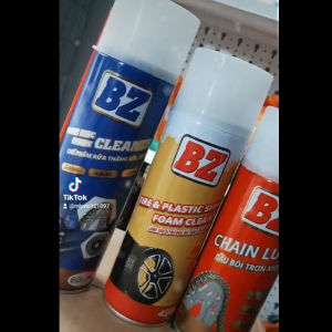 Combo 3 chai Rửa sên Dưỡng sên và Dưỡng lốp BZ Chain Lube - Mua combo tặng bàn chải 3D
