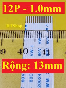Cable FFC THUẬN (Type A) 1.0mm Dài 60cm (Số chân pin từ 8 đến 50pin)