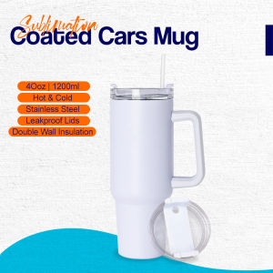 VSPH 40oz Sublimation Coated Cars Mug 1200ml
