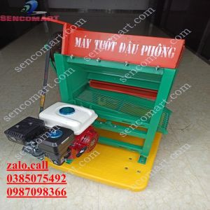 Máy tuốt lạc khô ch-ạ-y x-ă-ng dùng động cơ 55HP