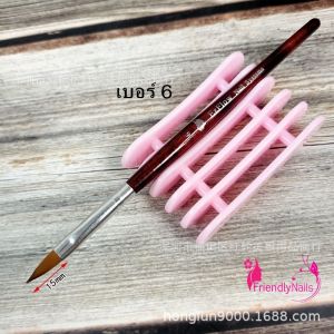 พู่กันต่ออะคริลิค ปั้นอะคริลิค (ขนเเน่น) ด้ามไม้ ❤️สินค้าพร้อมส่งในไทย❤️