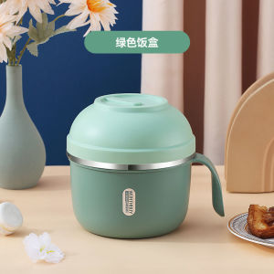 Ward Tupperware 304 Stainless Steel Lunch Student Dormitory with Lid Instant Noodle Bowl Office Lunch Fast Food Cup