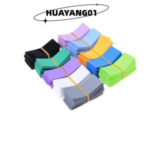 HUAYANG01 [HOT FASHION] 100pcs 18650 Battery Wrap PVC Heat Shrink Tubing Pre-cut Precut