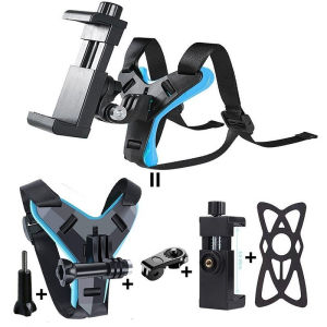 Upgraded GoPro Motorcycle Helmet Accessories Helmet Holder Riding Phone Holder Camera Chin Hol