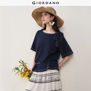 Giordano Women Women Pure Cotton T-Shirt Free Shipping 18326611