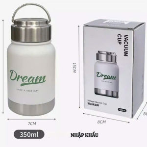 Bình siêu giữ nhiệt DREAM inox 304 2 lớp giữ nhiệt đến 12h -phiên bản mới nhất
