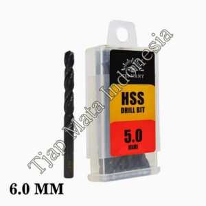 Mata bor besi 6mm Tjap Mata Drill bits 6 MM Cap Mata hss