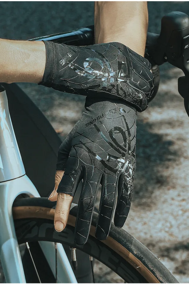 WEST BIKING Ice Silk Cycling Gloves Sun Protection Gloves For Men
