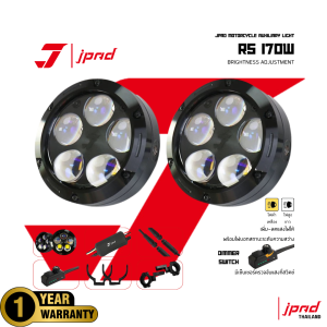 ไฟสปอร์ตไลท์ JPAD R SERIES BLUE LENS CUTOFF WITH DIMMER SWITCH HI-END LED FULL SET IPX8 จัดส่งจากไทย