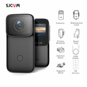 SJCAM C200 4K Mini WiFi Action Camera with 1.28 Inch IPS Screen 5M Body Waterproof 6-Axis Anti-Shake Supports Face Recog