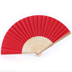 7-Inch Blank White Paper Folding Fan DIY Handheld Portable for Painting & Calligraphy Art Craft for Kids & Adults