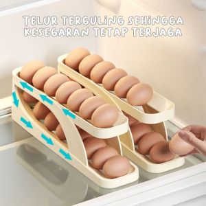 WS-766 Rak Telur Tingkat Egg Tray Tenpat Penyimpanan Telur Minimalis Egg Storage Oraganizer