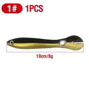 10cm/6g Bionic Loach Soft Plastic Lure 3D Eyes Simulation Loach Slow Sinking Bionic 5 Colors Fishing Bait Saltwater Freshwater Swimming Lure