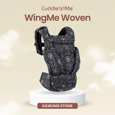 WingMe Cuddleme POP art Heritage carrier Gendongan Bayi Newborn Kangguru tanpa Hipseat hadap luar M shape