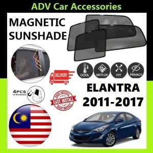 Hyundai Elantra 2011-2017 ADV Magnetic Sunshade [4PCS]