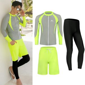 SURFBAR Multi-Piece Swimsuit Jellyfish Snorkeling Suit Long Sleeve Sun Protection Swimsuit Swimsuit Set