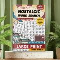 [New Model]2026 Big Book for Finding Words, Large Print Adult Word Puzzle Game Book, Contains 600 New Words Brain Training Activity Book. 