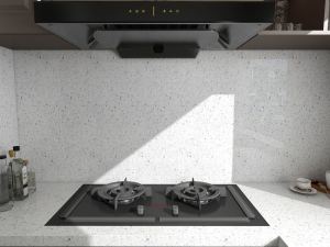 home 5 meters x 40 cm  Kitchen and bathroom self-adhesive wallpaper waterproof and oilproof home🌻🌻..