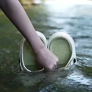Arch support anti slip soft sole wear-resistant cool slippers for wearing thick sole breathable odor proof summer hole shoes2026