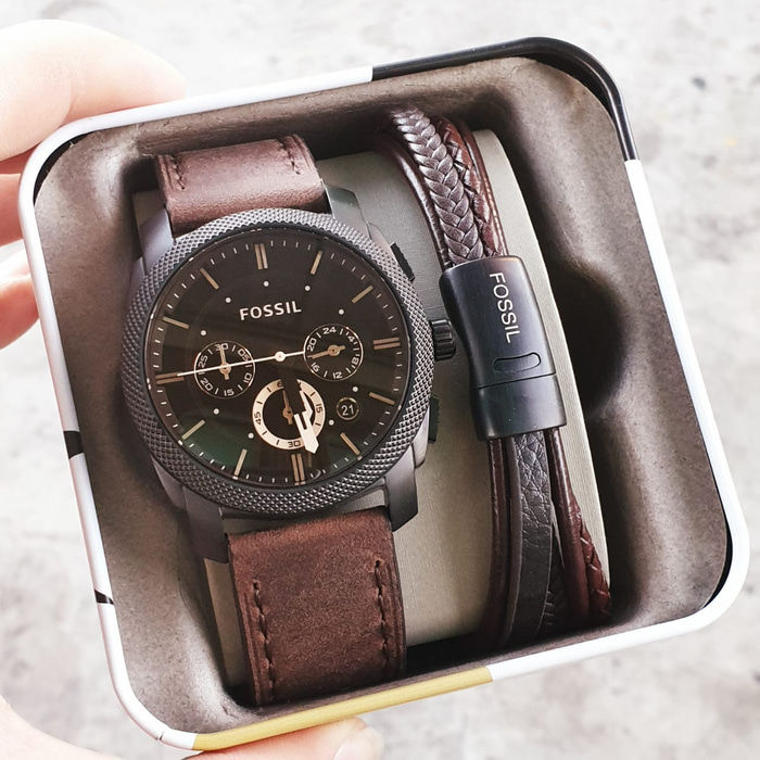 Promo!! Jam Tangan Pria Merk Fossil Original Type FS 4656 Full