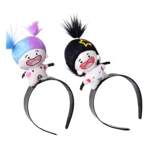 2pcs Soft Hair Hoop Handy Hairband for Women and Girl Headpiece Cute Headwear Cartoon Headbands Hair Accessories
