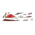 Sticker Body Kiri Black Red – Supra GTR 150. 