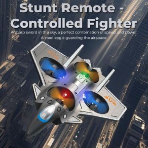 PELLETIZING ระบบตรวจจับแรงโน้มถ่วง รีโมทคอนโทรล ฟองน้ำต่อสู้ โฟม EPP ชาร์จใหม่ได้ ของเล่นเฮลิคอปเตอร์บินได้แบบไกลเดอร์ ของเล่นเครื่องบิน พร้อมแสง โมเดลเครื่องบินเจ็ท RC สำหรับเด็กและเด็กเล็ก