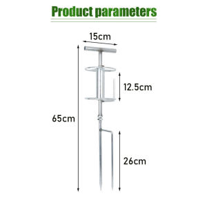 Garden Hose Guide Stake Sturdy Metal Easy Installation Accessories for Outside Lawn Courtyard Lawn