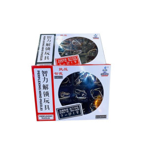 Bộ 10/12 Cái Móc Khoá IQ Thử Thách Mở Khoá Đồ Chơi Trí Tuệ Cho Trẻ Tư Duy Thông Minh (Loại Tốt Không Gỉ)