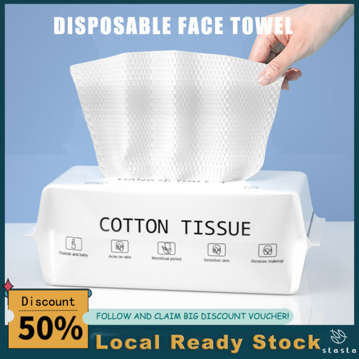 500sheets Disposable Face Towel KIMHOME Soft Cotton Facial Tissue Towel