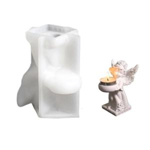 Lovely Figurine Angelic Sturdy Silicone Mould to Improve Hand Flexibility and Imagination Portable
