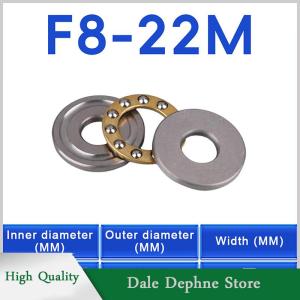 [Dale Dephne] ตลับลูกปืนเม็ดกลมแนวแกนขนาดเล็ก3ชิ้น เซ็ต F7-13M F7-15M F7-17M F8-14M F8-16M F8-19M แรงขับ F8-22M