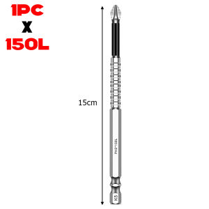 LeY Xuan 6PCS High Magnetic Screwdriver Drill Bit Set K5 PH2 Alloy Steel Non-slip Cross Head Electric Screwdriver Tips Impact Resistant Bits