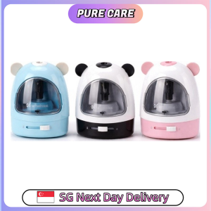 【Pure Care】 Cute Animal Electric Pencil Sharpener / Battery or USB Powered / Adjustable Point/Replaceable Cutter