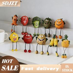 SDJZT Tác phẩm điêu khắc trái cây vui nhộn có hình dạng đáng yêu như dứa chuối chanh và cam hoàn hảo để Cá nhân hóa trang trí của bạn.
