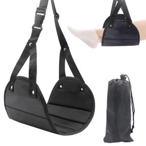 Airplanes Foot Slings Ergonomic Designs for Business Traveler to Reduce Back and Knee Pressure