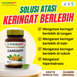 Cardiafit Obat Penghilang Keringat Berlebihan Hiperhidrosis Paling Ampuh