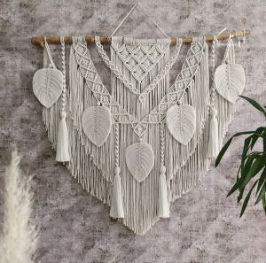 Macrame wall hanging jumbo dekorasi dinding 80x65cm