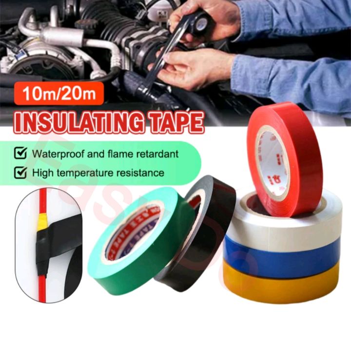 Premium PVC Insulation Tape 16mm x 10 Meters Wire Waterproof Electric ...