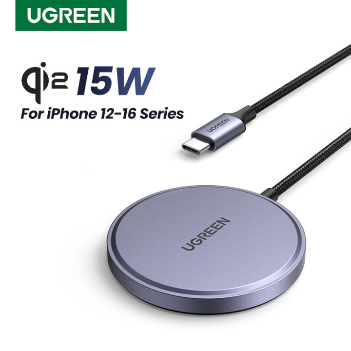 new UGREEN Qi2 15W Magnetic Wireless Charger For iPhone 16 15 pro max  Magnet Induction Charger for Macsafe Wireless Charging Pad Lazada PH
