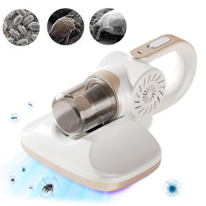 Mini Handheld Vacuum Cleaner 85000Pa Strong Suction UVC Mite Removal for Home Car Bed Cleaning Cordless Easy to Use