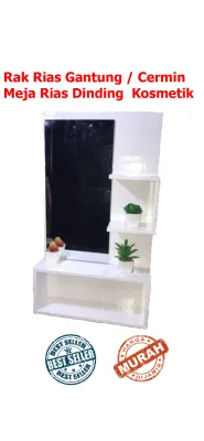 Rak Rias Gantung / Cermin / Meja Rias Dinding Kosmetik